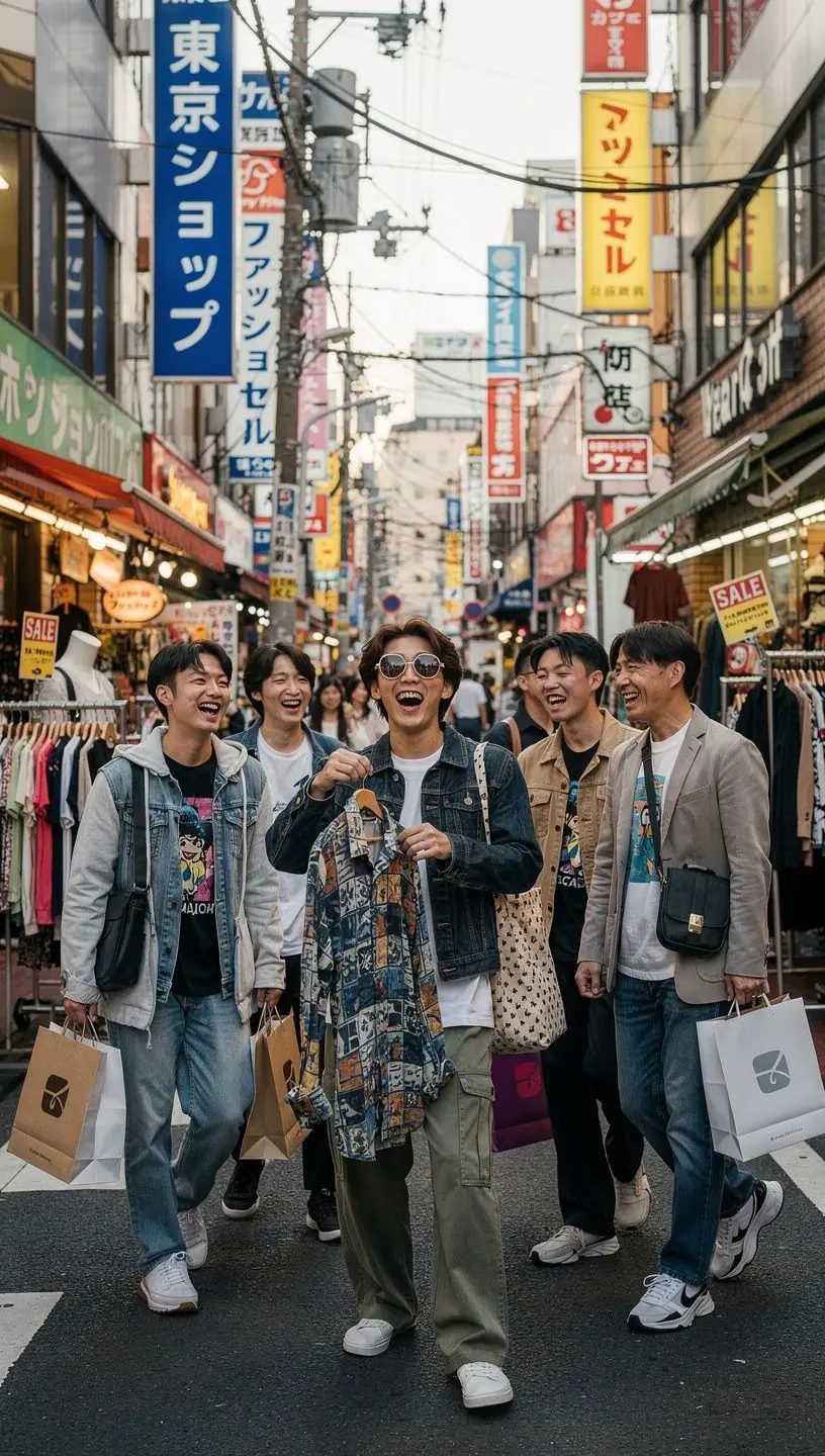 美しい日本の風景を背景にしたドライブ中の車。